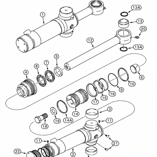 KX135 Hydraulic Cylinder Seal Kit for Excavator