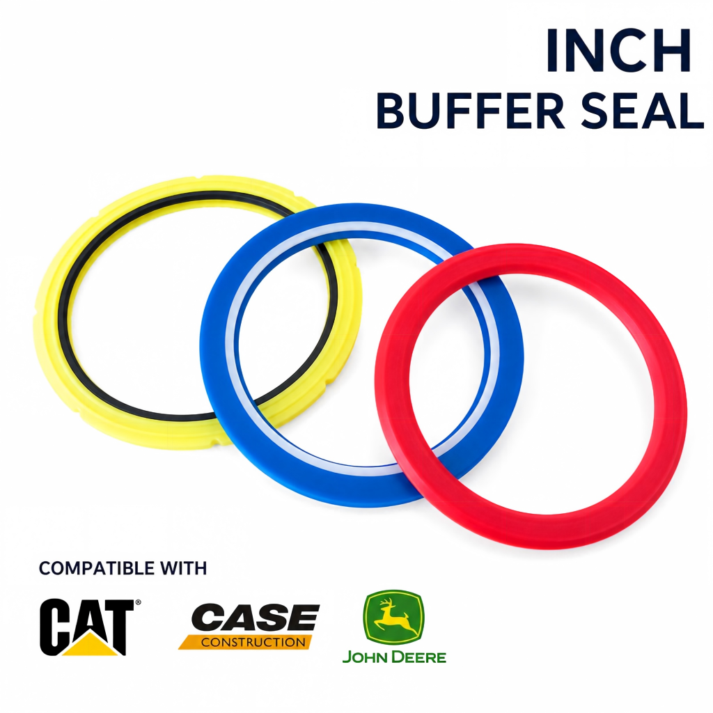 Hydraulic Inch-Size Buffer Seal for Heavy Equipment Cylinder